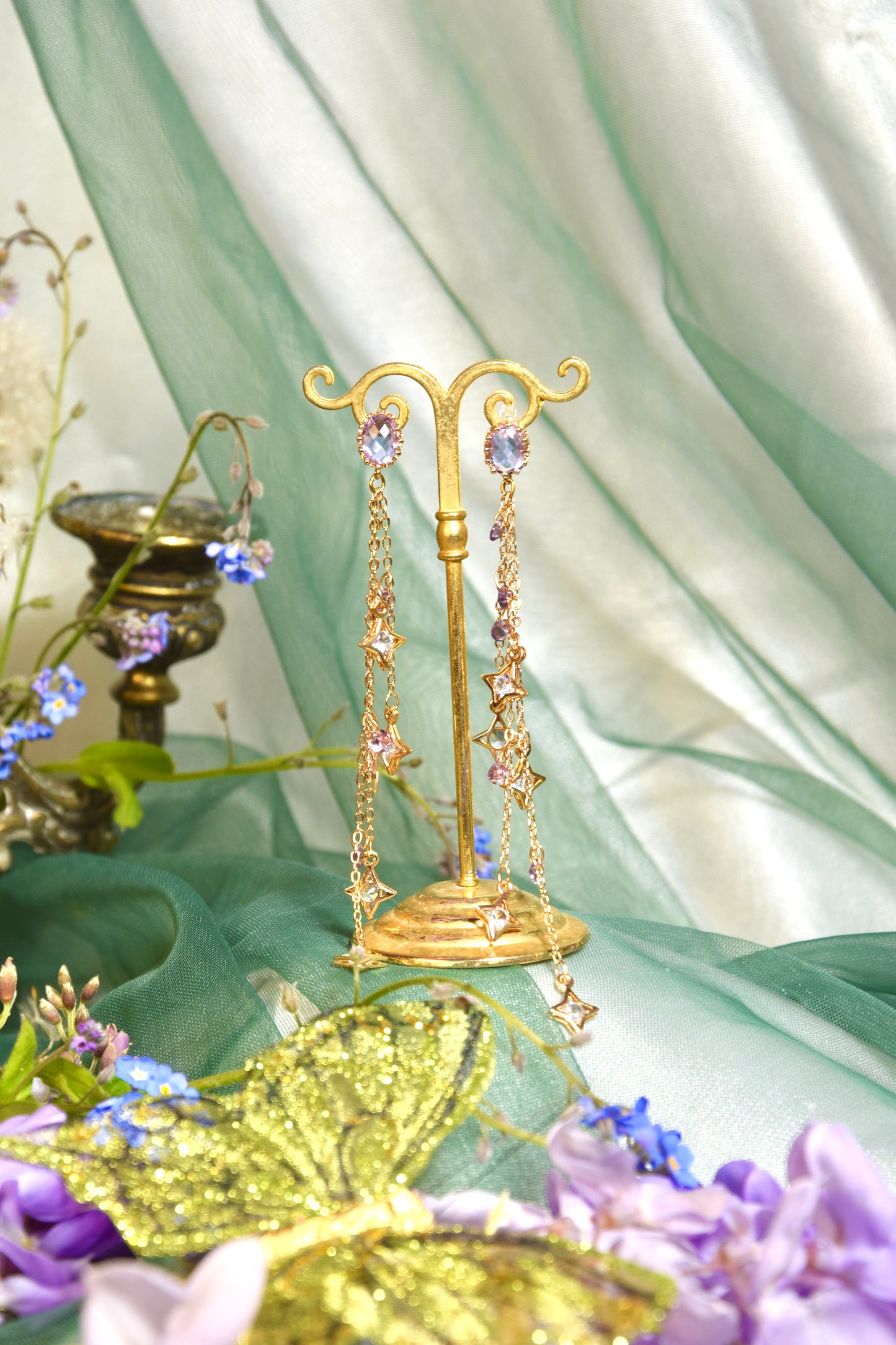 Boucles d'oreilles Sylphide (La Reine des Bois)