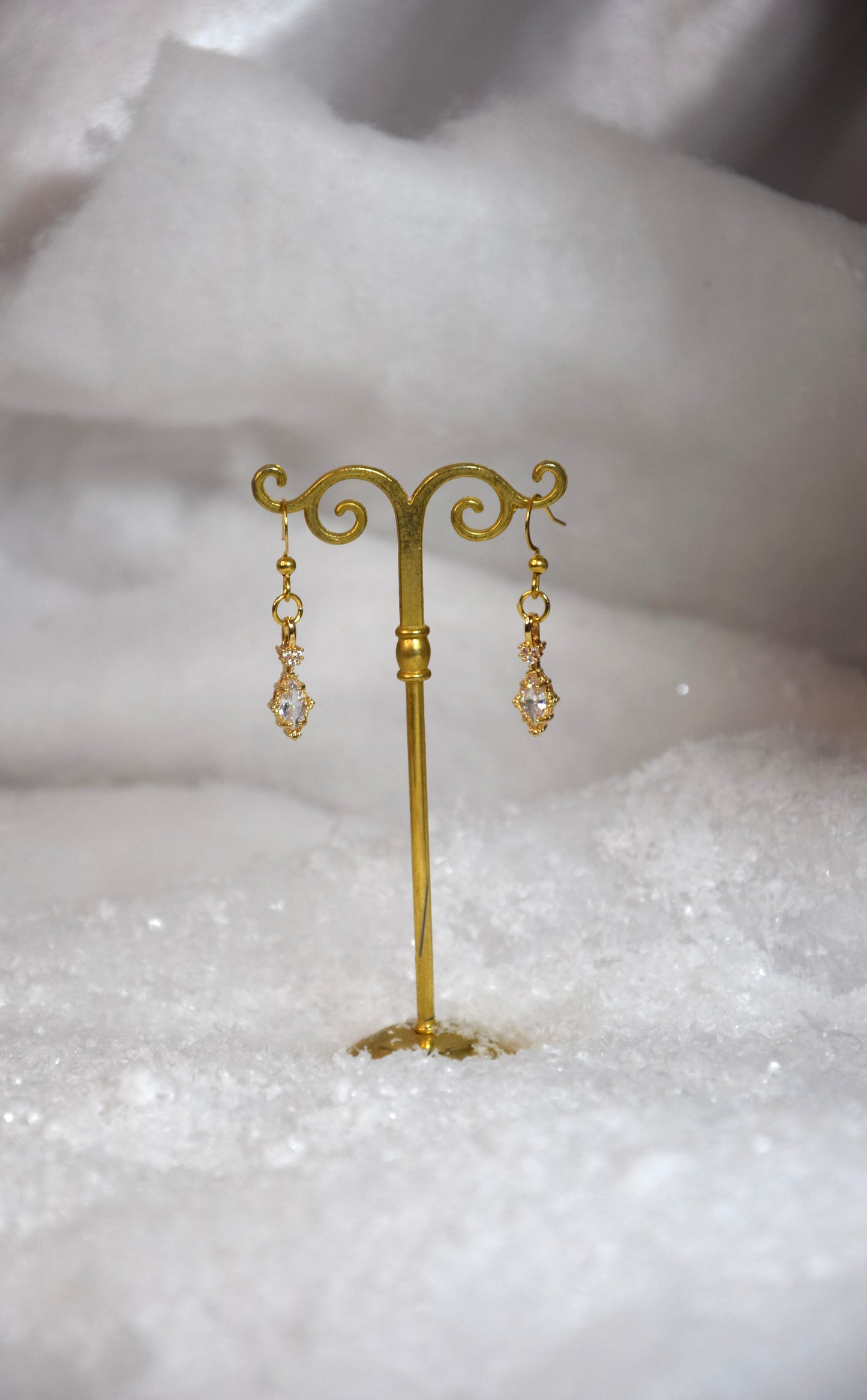 Boucles d’oreilles Cœur de Glace