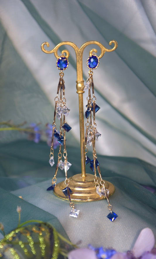 Boucles d'oreilles Ondine (La Reine des Rivières)
