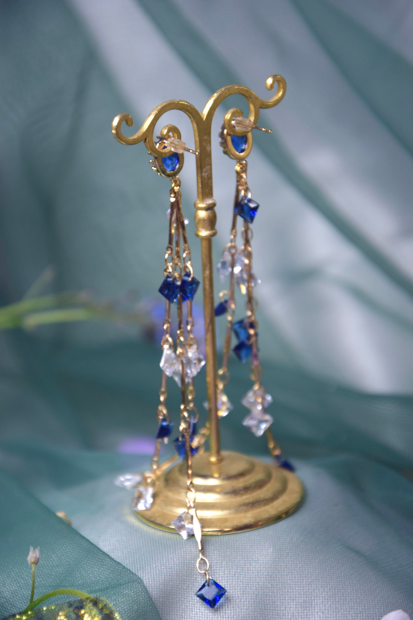 Boucles d'oreilles Ondine (La Reine des Rivières)
