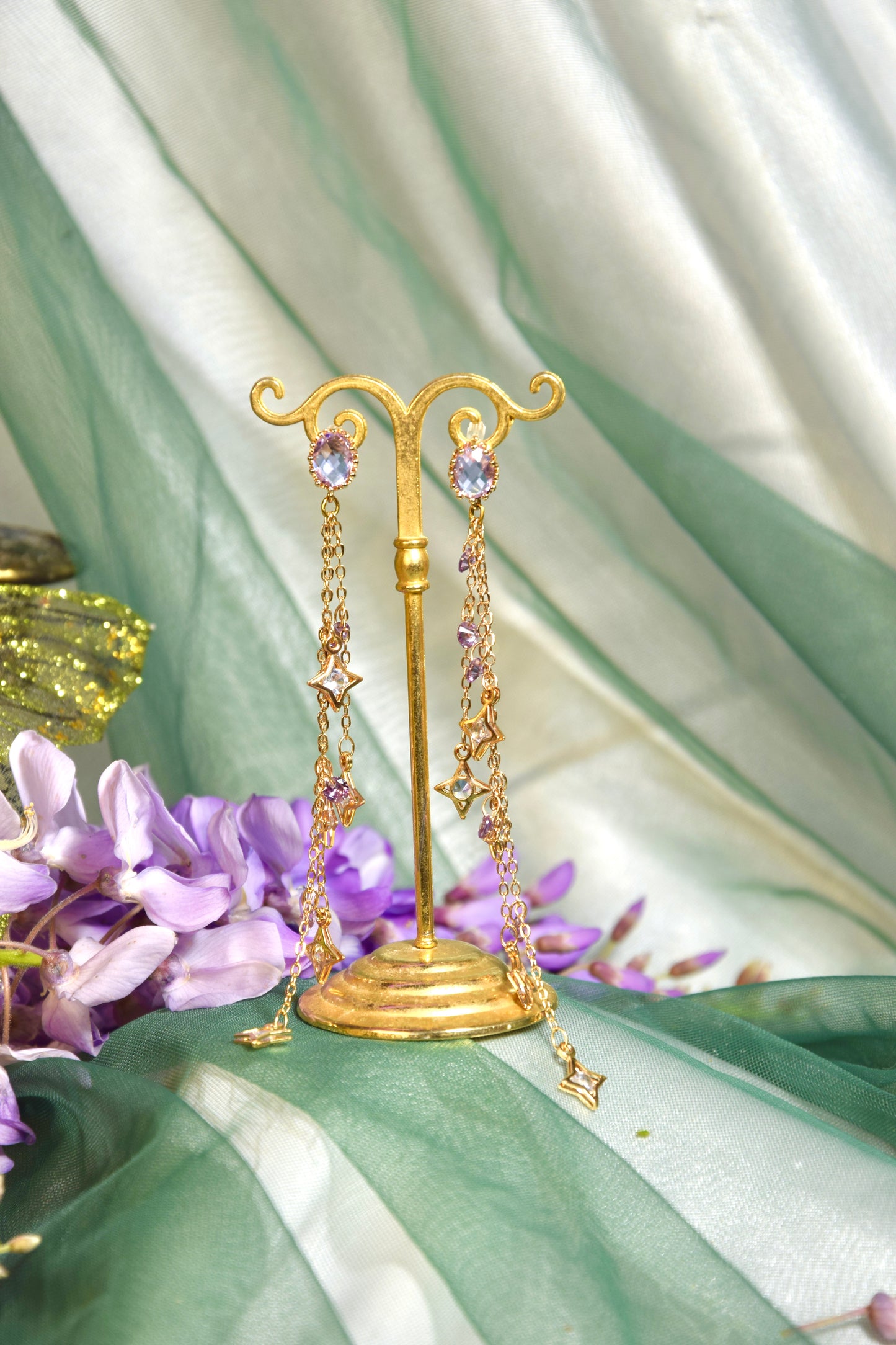Boucles d'oreilles Sylphide (La Reine des Bois)