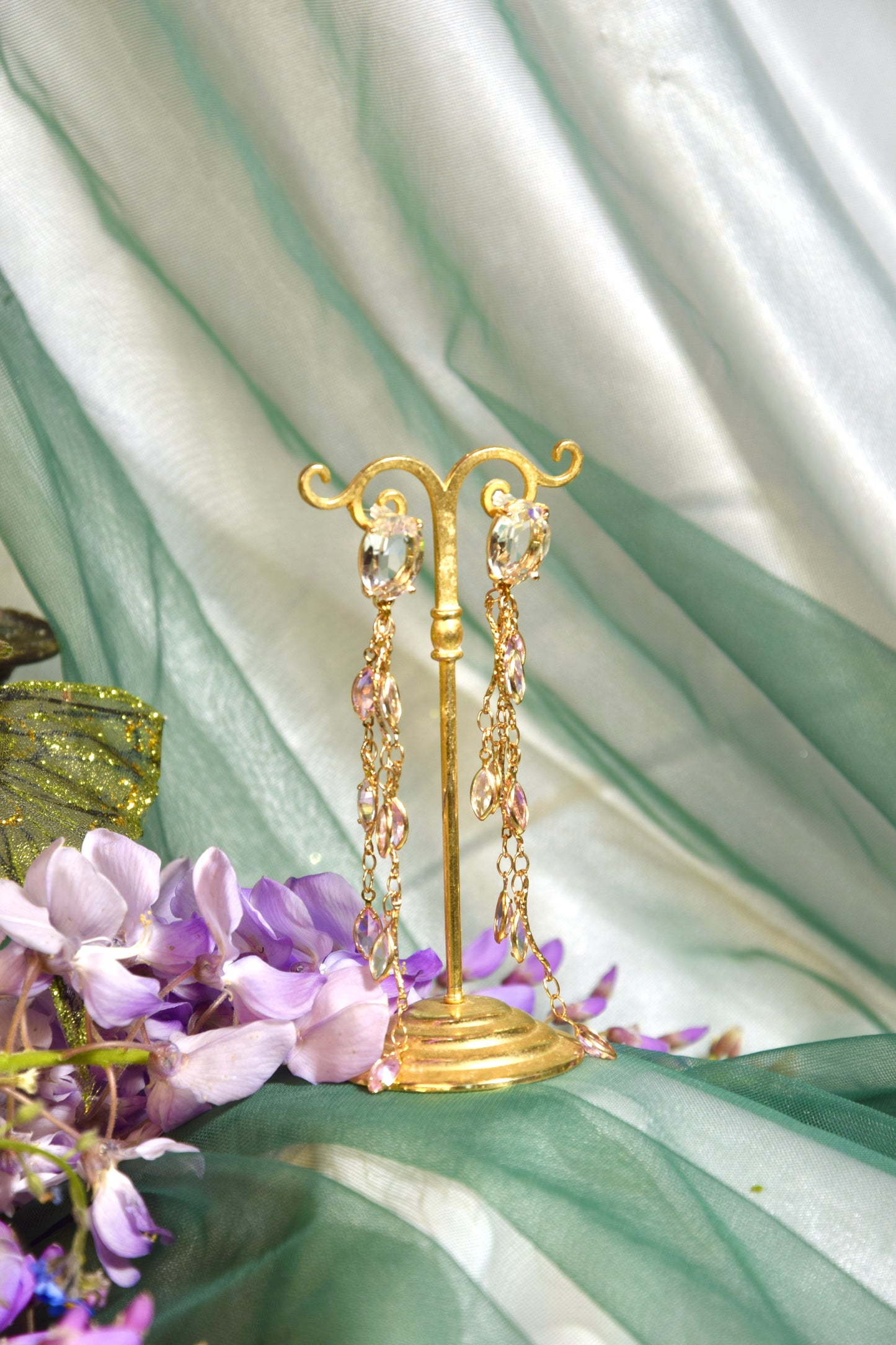 Boucles d'oreilles Pixie (La Reine des Fleurs)