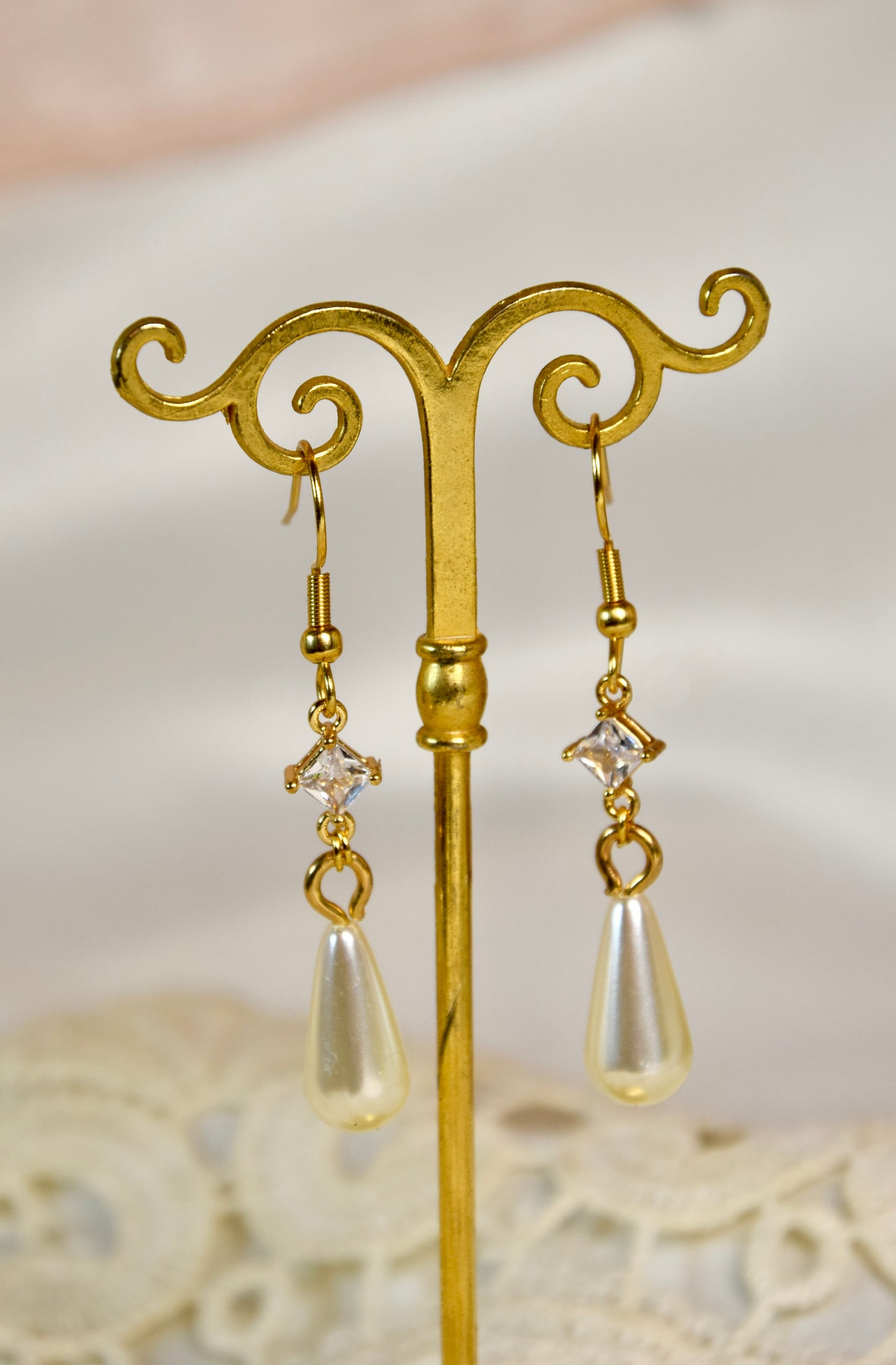 Boucles d'oreilles Coeur de Princesse